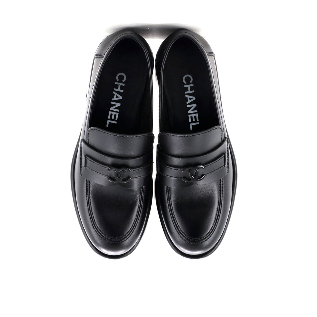 Women's CC Platform Loafers Leather