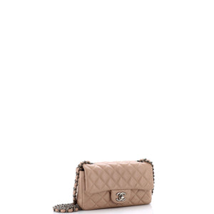Classic Single Flap Bag Quilted Lambskin Mini