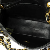 Vintage Square Classic Single Flap Bag Quilted Patent Mini