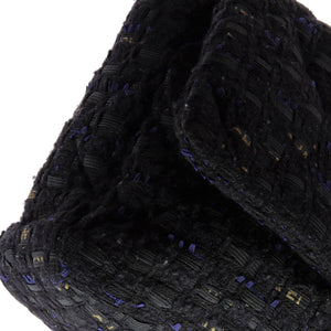 19 Flap Bag Quilted Tweed and Ribbon Large