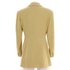Women's Vintage Two Pocket Long Jacket Tweed