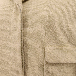 Women's Vintage Two Pocket Long Jacket Tweed