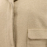 Women's Vintage Two Pocket Long Jacket Tweed
