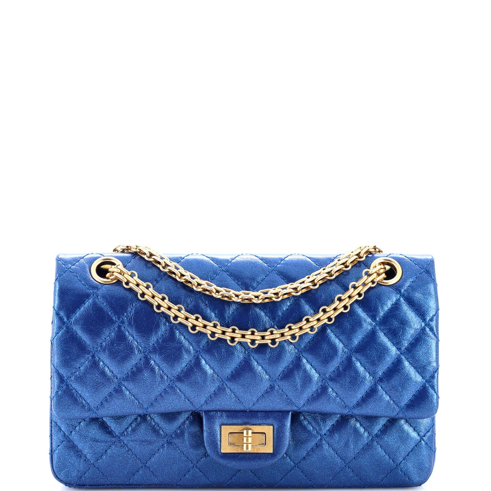 Reissue 2.55 Flap Bag Quilted Metallic Calfskin 225