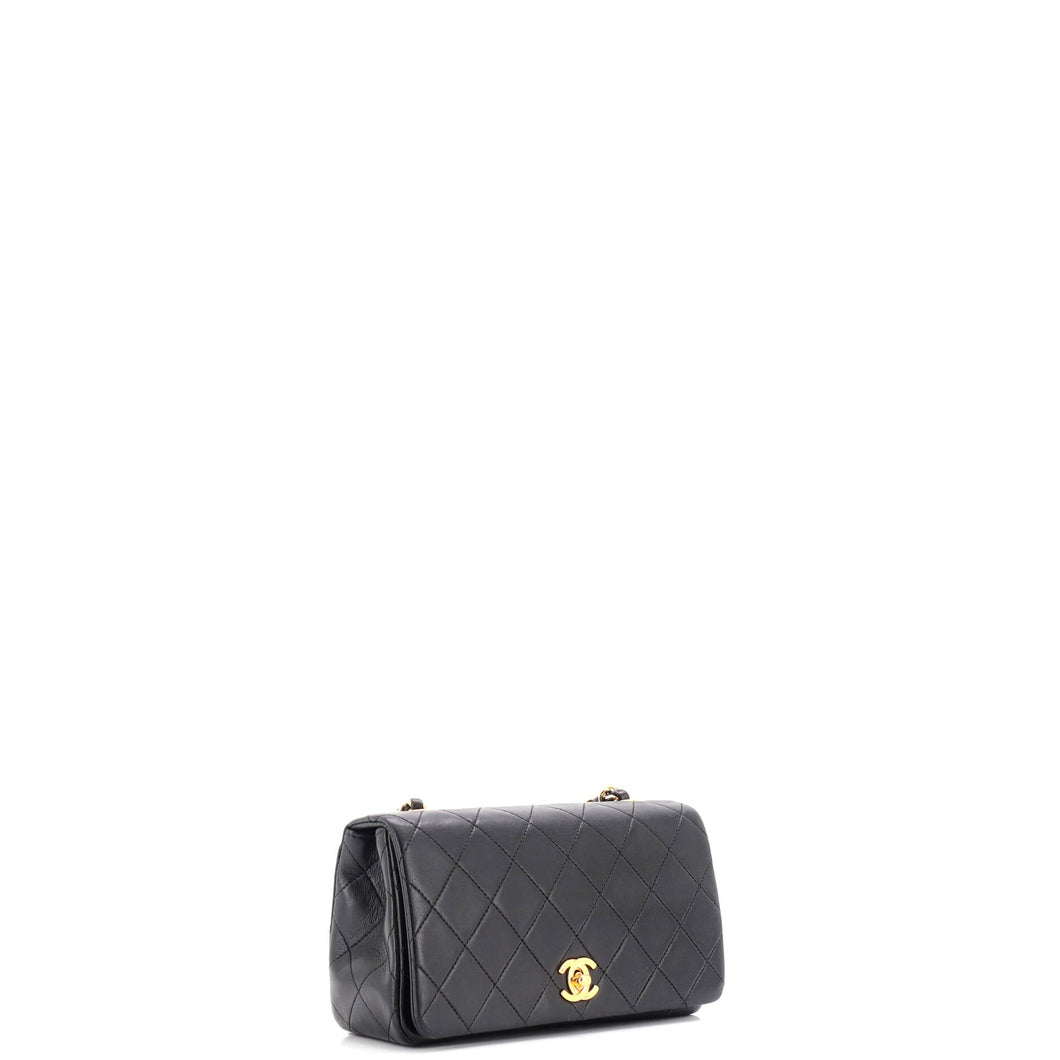 Vintage Full Flap Bag Quilted Lambskin Mini