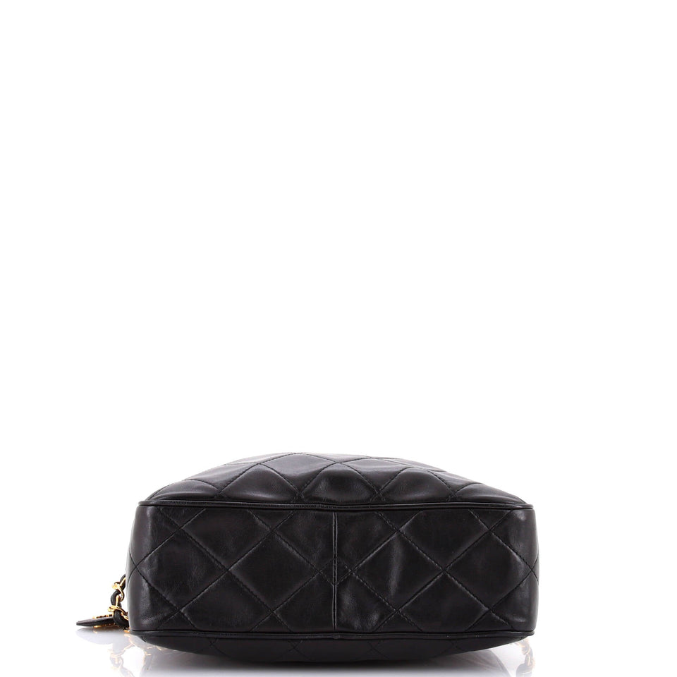 Vintage CC Pocket Camera Shoulder Bag Quilted Lambskin Medium