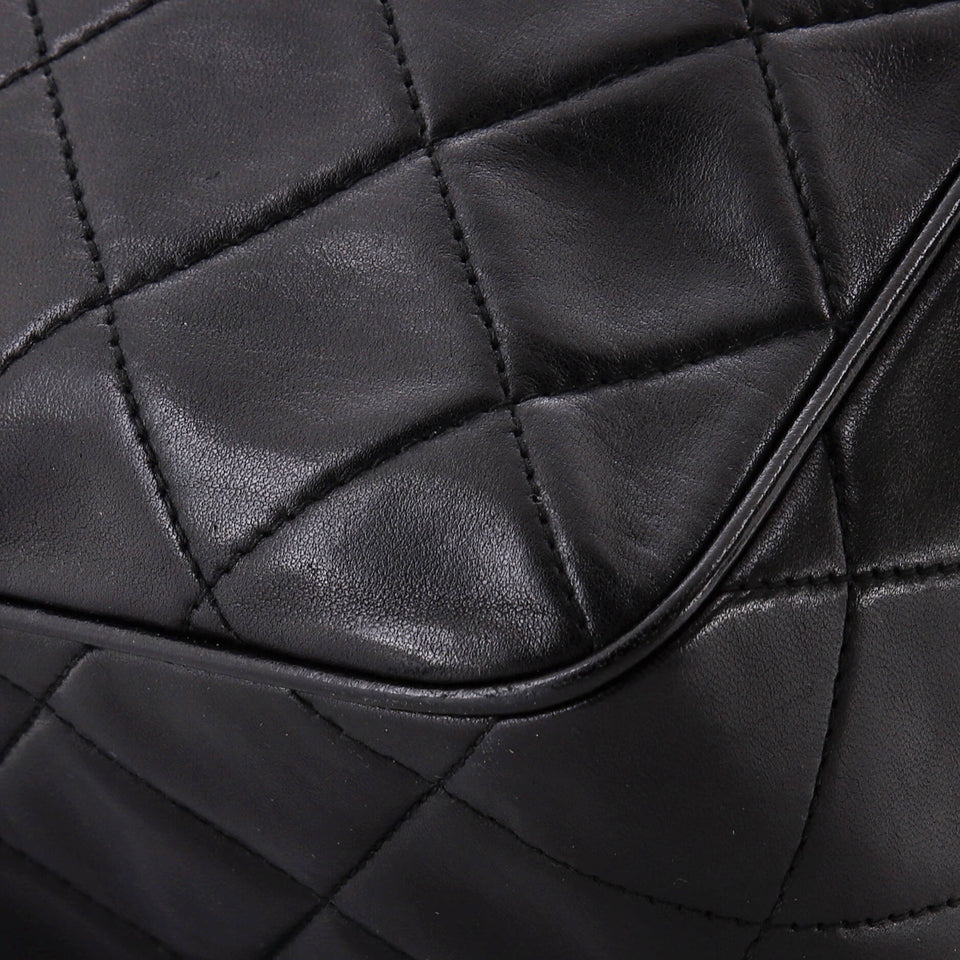 Vintage CC Pocket Camera Shoulder Bag Quilted Lambskin Medium