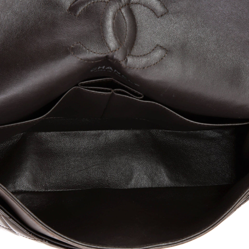 Classic Double Flap Bag Quilted Patent Medium