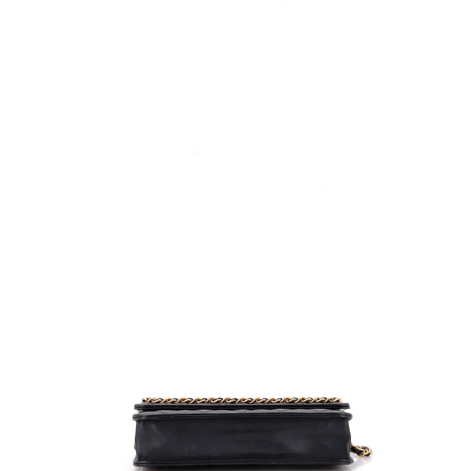 Chain Around Wallet on Chain Quilted Lambskin