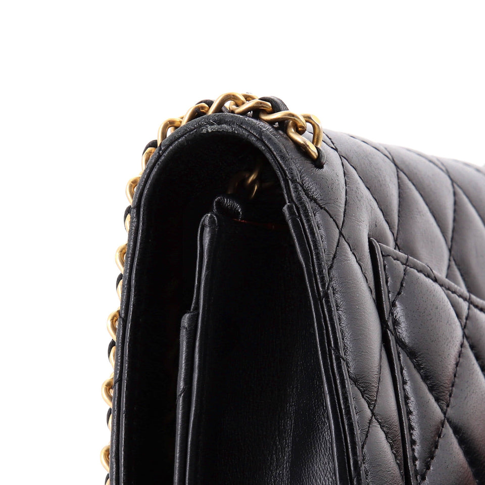 Chain Around Wallet on Chain Quilted Lambskin