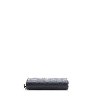 CC Zip Coin Purse Quilted Caviar Small