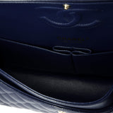 Classic Double Flap Bag Quilted Caviar Medium