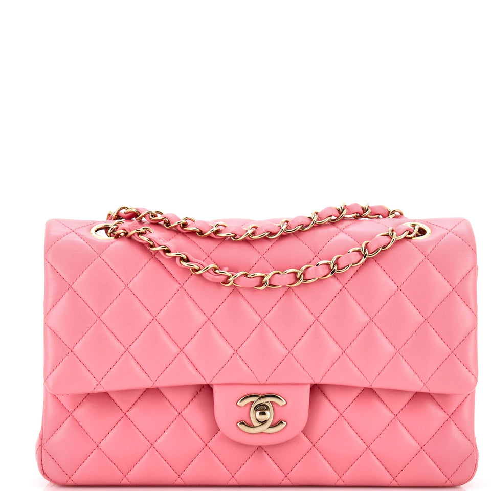 Classic Double Flap Bag Quilted Lambskin Medium