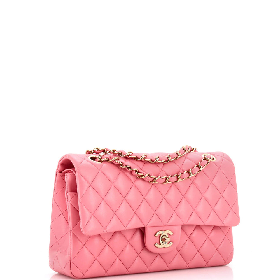 Classic Double Flap Bag Quilted Lambskin Medium