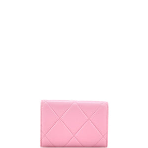 19 Flap Wallet Quilted Lambskin Small