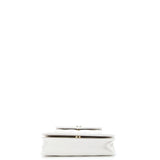 Pocket Twins Clutch with Chain Quilted Caviar