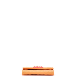 Woven CC Flap Card Case Quilted Cavier