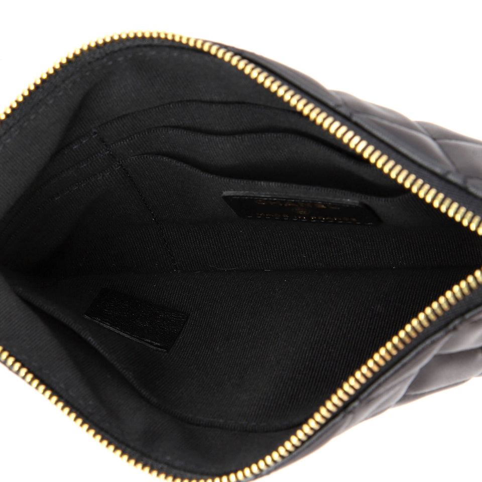 Charms Classic O Case Pouch Quilted Lambskin Small
