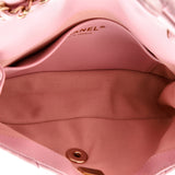 Puffy Bubbly CC Flap Bag Quilted Printed Calfskin Small