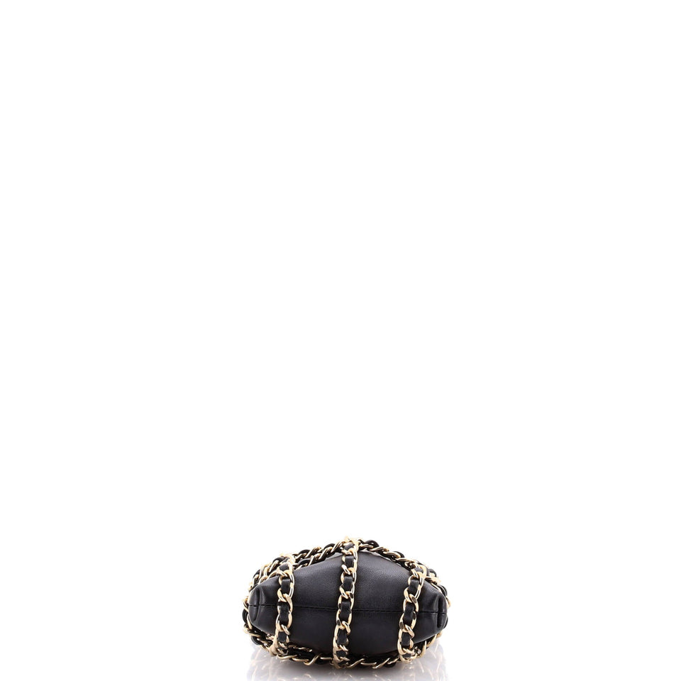 Tech Me Out Clutch With Chain Lambskin