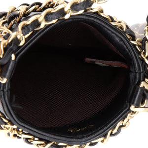 Tech Me Out Clutch With Chain Lambskin