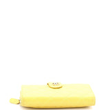 CC French Wallet Quilted Lambskin
