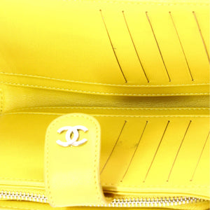 CC French Wallet Quilted Lambskin