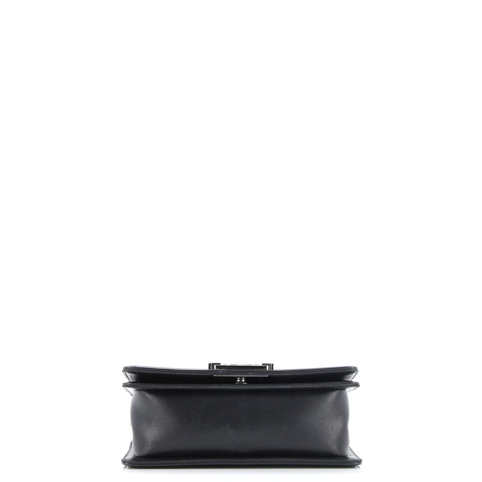 Boy Flap Bag Quilted Patent Small