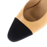 Women’s Cap Toe Slingback Pumps Leather