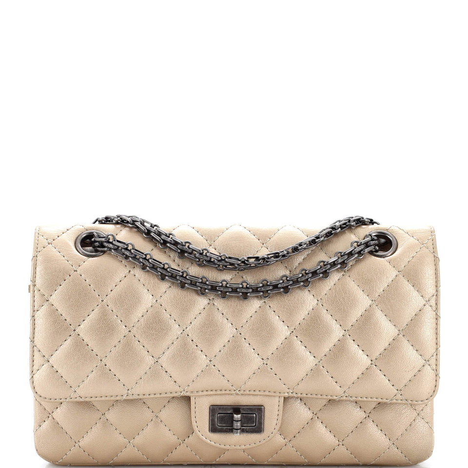 Reissue 2.55 Flap Bag Quilted Metallic Calfskin 225
