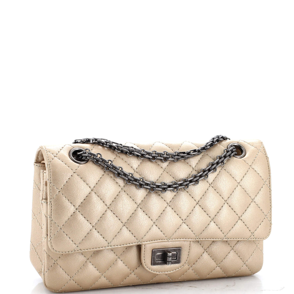 Reissue 2.55 Flap Bag Quilted Metallic Calfskin 225