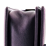 Boy Flap Bag Quilted Iridescent Goatskin Small