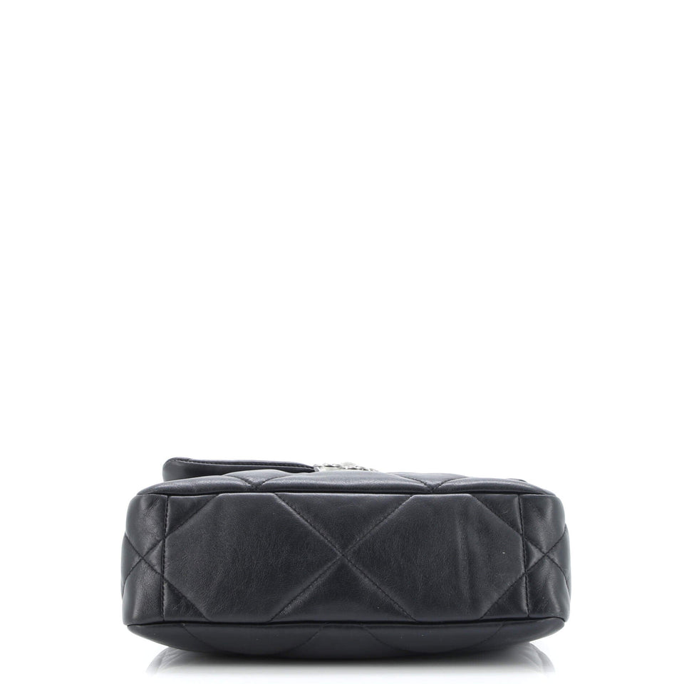 19 Flap Bag Quilted Leather Medium