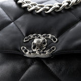 19 Flap Bag Quilted Leather Medium