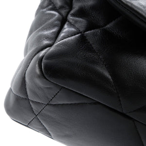 19 Flap Bag Quilted Leather Medium