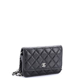 Wallet on Chain Quilted Caviar Mini