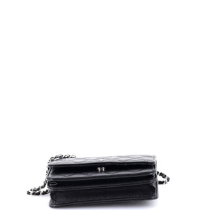 Wallet on Chain Quilted Caviar Mini