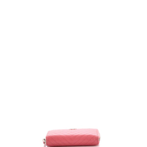 CC Zip Coin Purse Chevron Caviar Small