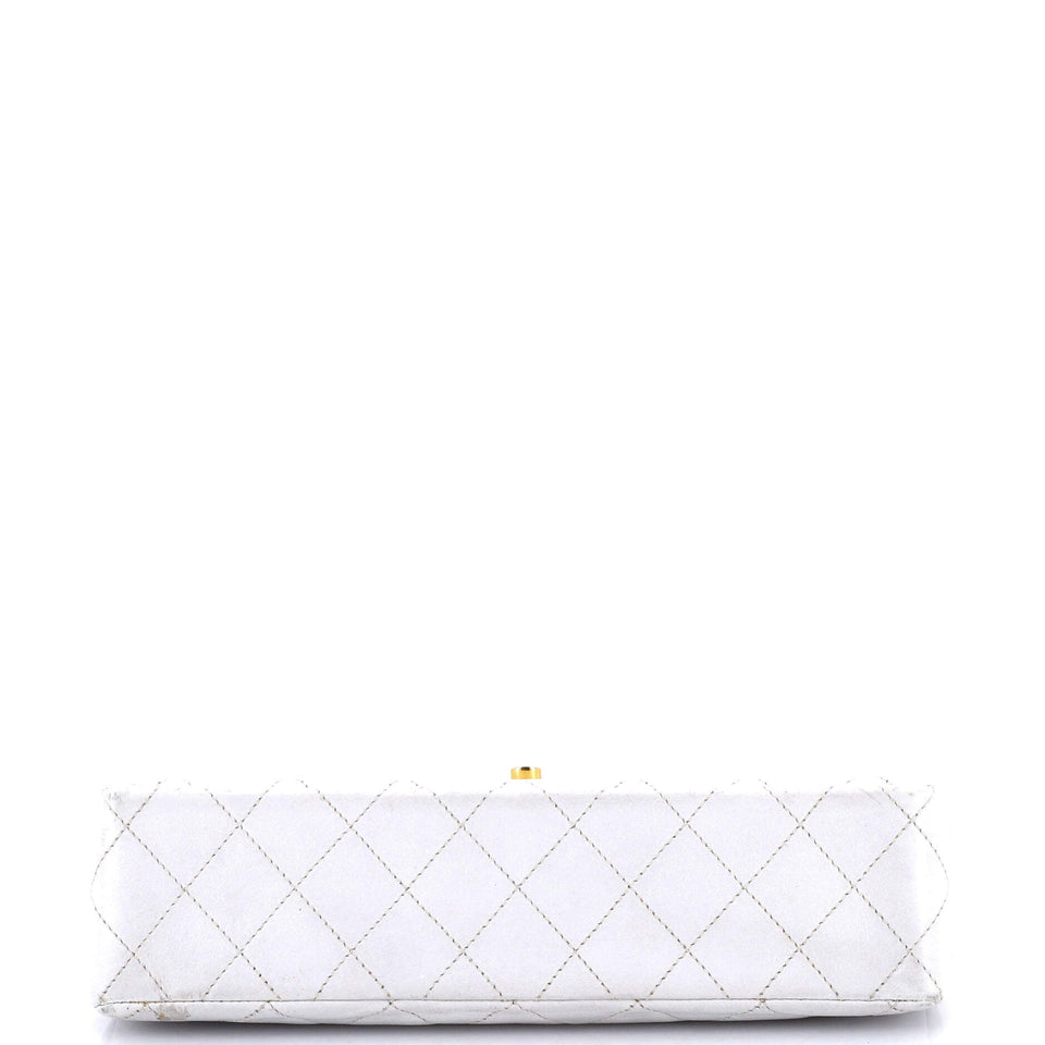 Vintage Two Tone CC Flap Bag Quilted Lambskin Medium