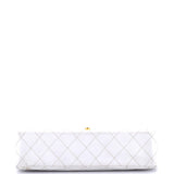 Vintage Two Tone CC Flap Bag Quilted Lambskin Medium