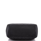 Grand Shopping Tote Quilted Caviar