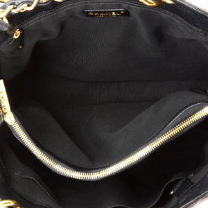 Grand Shopping Tote Quilted Caviar