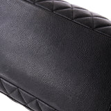 Grand Shopping Tote Quilted Caviar