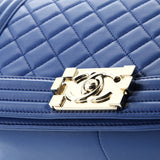 Boy Flap Bag Quilted Calfskin Old Medium