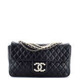 Westminster Pearl Chain Flap Bag Quilted Lambskin Medium