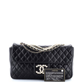 Westminster Pearl Chain Flap Bag Quilted Lambskin Medium