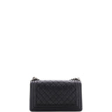 Paris-Dallas Boy Flap Bag Quilted Calfskin with Metal Adornments Old Medium
