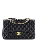 Classic Double Flap Bag Quilted Lambskin Jumbo