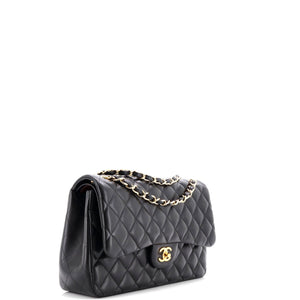 Classic Double Flap Bag Quilted Lambskin Jumbo