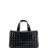 Chocolate Bar CC Bowler Bag Quilted Patent Large
